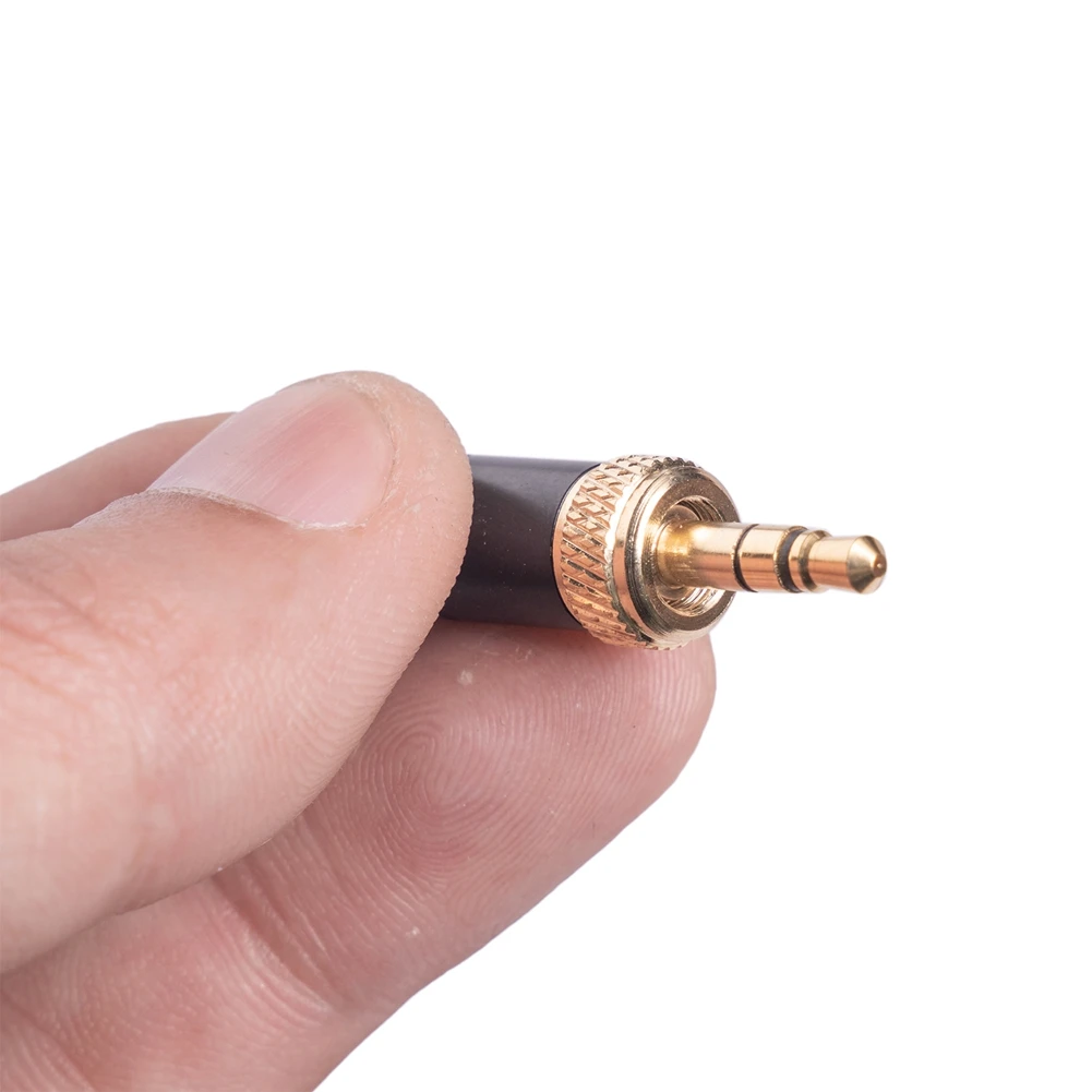 5 Stück Lavalier-Ansteckmikrofon 3,5 mm Audiostecker mit M6 Innengewinde Innengewinde Kabel für Sony für-Sennheiser