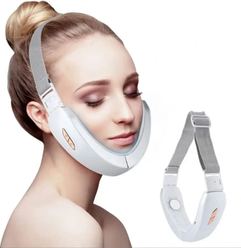 الاستخدام المنزلي معدات التجميل المضادة للتجاعيد الوجه أنحل الخامس خط الوجه قناع النوم حزام الذقن رفع قناع الوجه جهاز #1