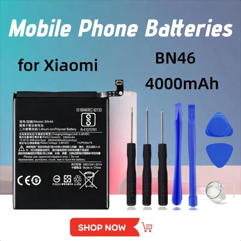

Аккумулятор BN46 4000 мАч для аккумуляторов мобильных телефонов Xiaomi Redmi Note7