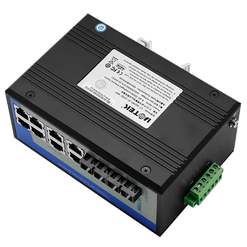 UT-60208F-8T-2GP-MNF Two Port Gigabit SFP Eight Port 100Mbps Electrical Unmanaged Switch