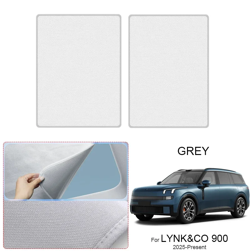 

Для LYNK&CO 900 2025-наст. время: Автомобильный солнцезащитный козырек из замшевой ткани с защитой от УФ-излучения и электростатической адсорбцией, теплоизоляционный, для люка/панорамной крыши