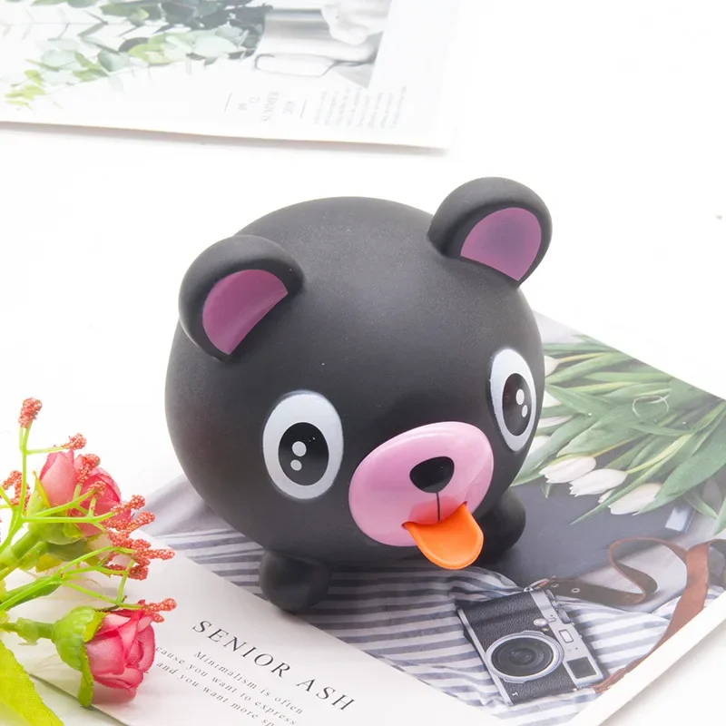 Mignon langue vocale poupée pincement musique enfants Vent jouet Vocal Animal jouets anti-Stress jouets Squishy Fidget jouets