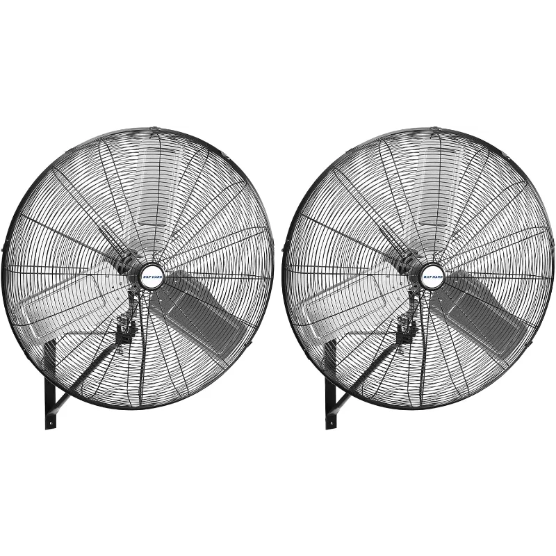 

BILT HARD 9500 CFM 30 дюймов. Высокоскоростной промышленный настенный вентилятор, 3-скоростной настенный осциллирующий вентилятор, циркулятор воздуха для тяжелых условий эксплуатации