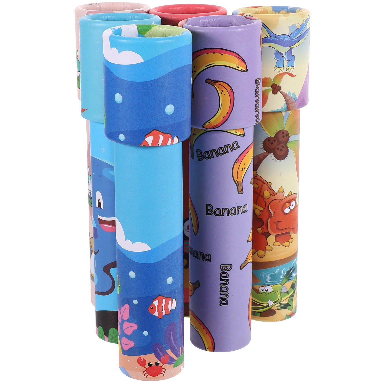 6 Pcs Prizes for Kids Kaleidoscope and Crafts Girl Toys Educational Lovely Child Toddler