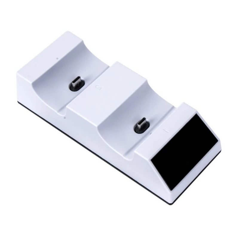 Duas estações carregamento com carregamento rápido 2 1 incluído indicadores LED transparentes