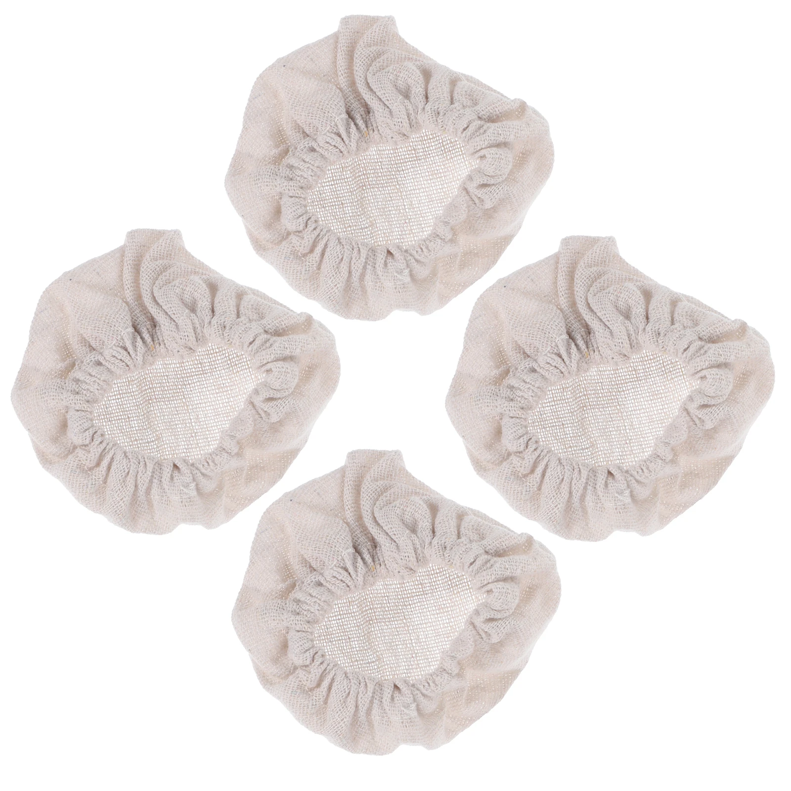 

4pcs Fermentation Caps Reusable Bottle Covers Storage Lids Replacement Glass Jars Wide Mouth Canning Lids Kitchen Jar Protectors