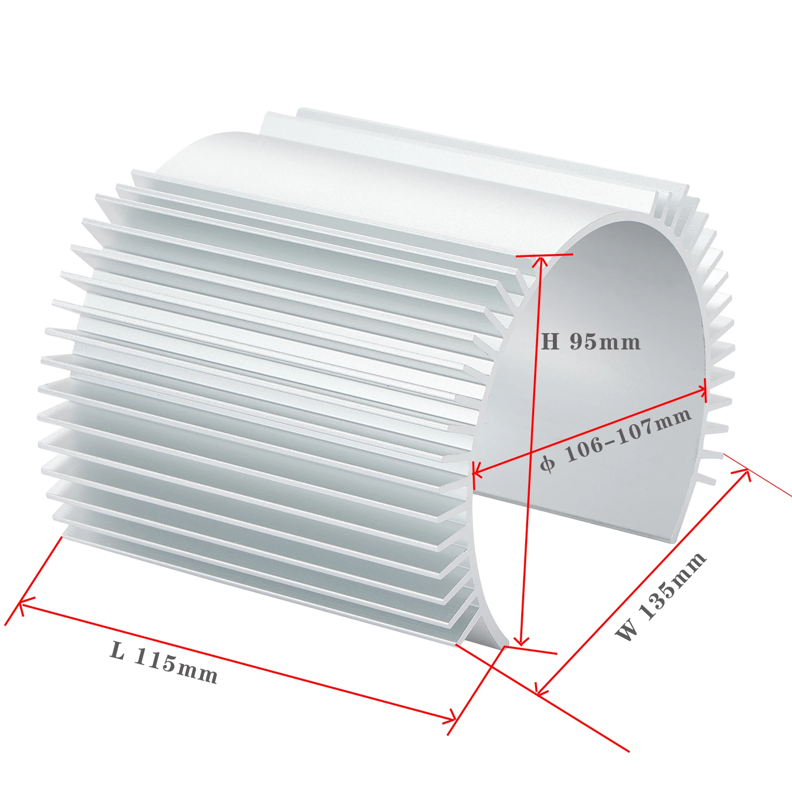 Kunray MY1020 Aluminum Heat Sink Suitable for Razor MX650, MX500, SX500, RSF650