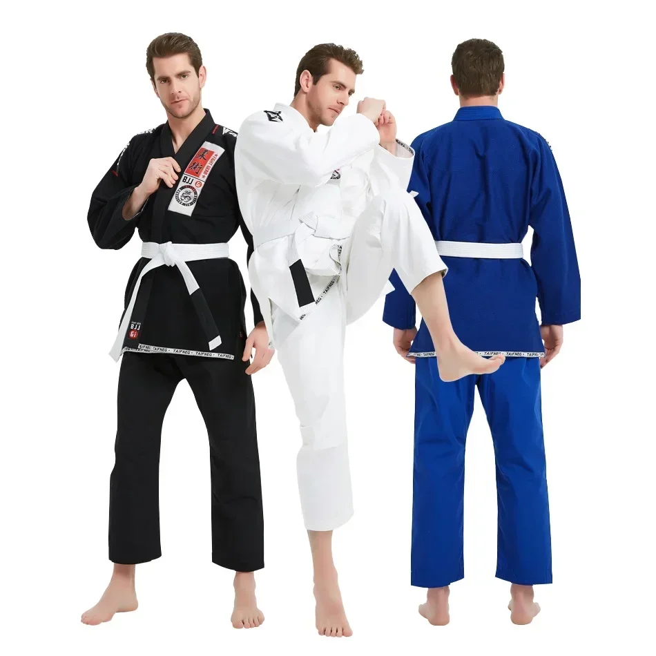 Brazylijskie Jiu Jitsu dla mężczyzn Kobiety Prehrunk Grappling Uniform Ultralekkie kimona Bezpłatny pas BJJ