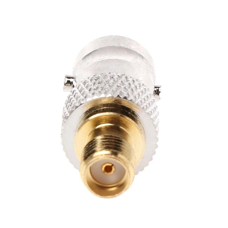 090F BNC Женская заглушка в SMA Женское антенное антенна адаптер медный конвертер разъем соединителя