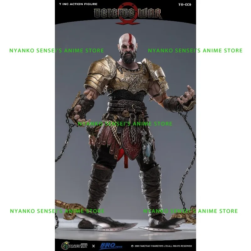 

In Stock Brotoys X Takethat God of War Kratos Second Edition 7 Inch Action Figure Anime Model Trendy Toy Desktop Collectible