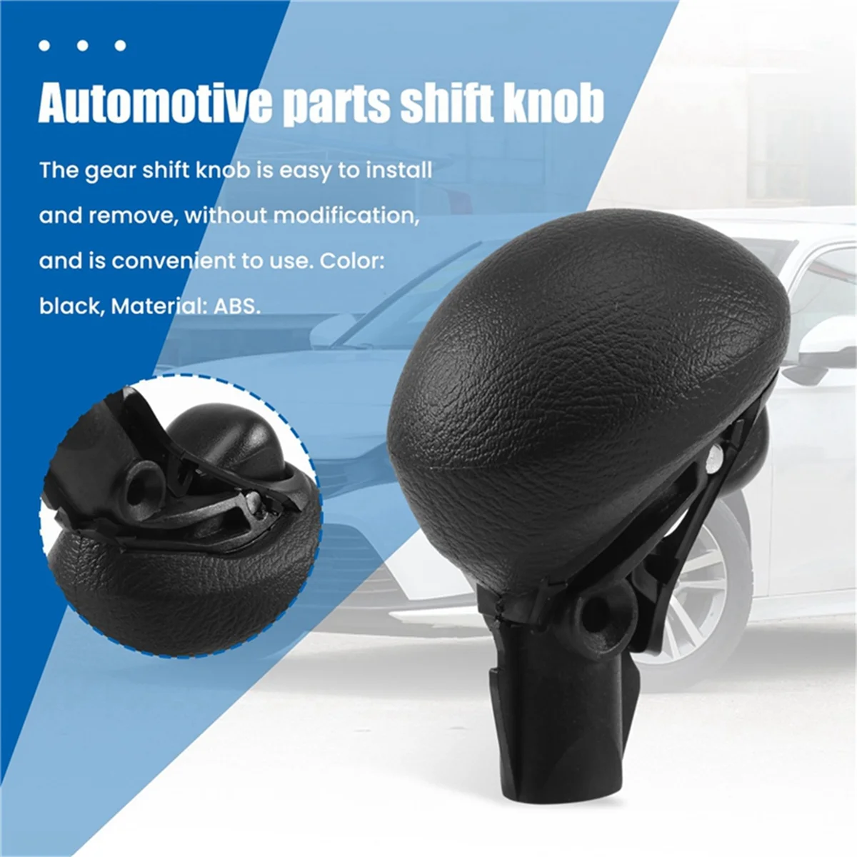 2pcs 54130-SNA-A81 Car Gear Shift Knob Head Lever ABS for Honda Civic 2006 2007 2008 2009 2010 2011 Accessories