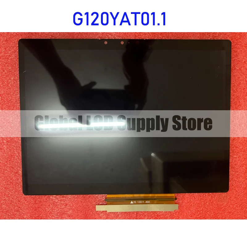 Imagem -02 - Original Lcd Display Screen Panel para Audi Novo e Transporte Rápido G120yat01.1 120 em