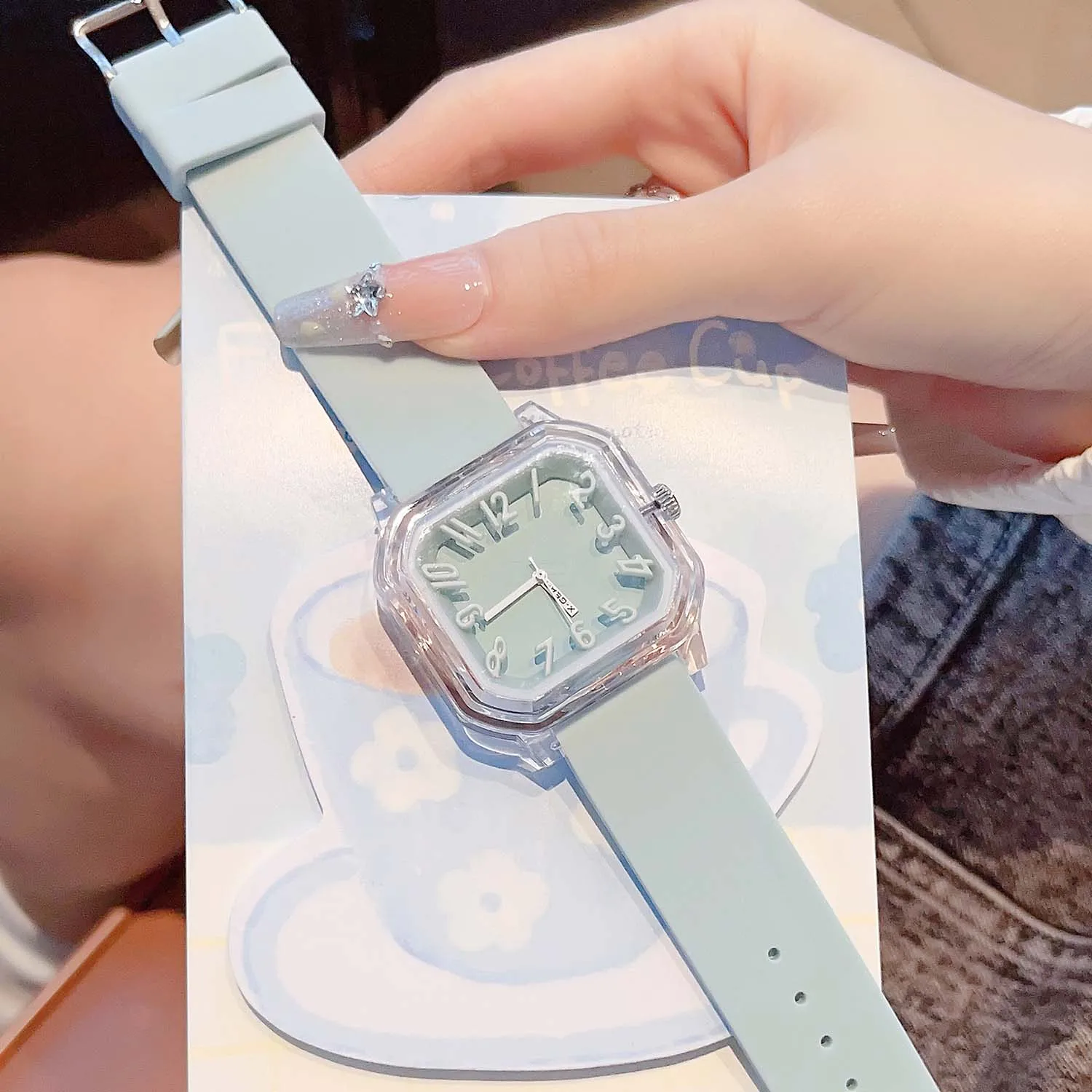 X-GEAR watch for female students high school junior high school high school high looks American silicone watch dopamine water