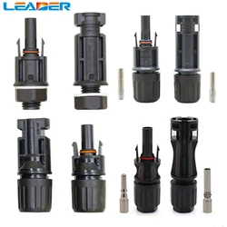 LEADER 5 Pairs IP68 SOLAR PV Connector for Solar Panels Panel Mount Connector 1000V/1500V DC Connector for 2.5mm~16mm