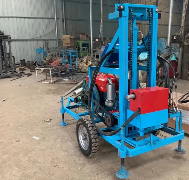 OEM Model 150 Meter For 4KW Diesel Water Well Drilling Rig Machine For Sale Nail Drill Machine Hydraulic Drilling Machine