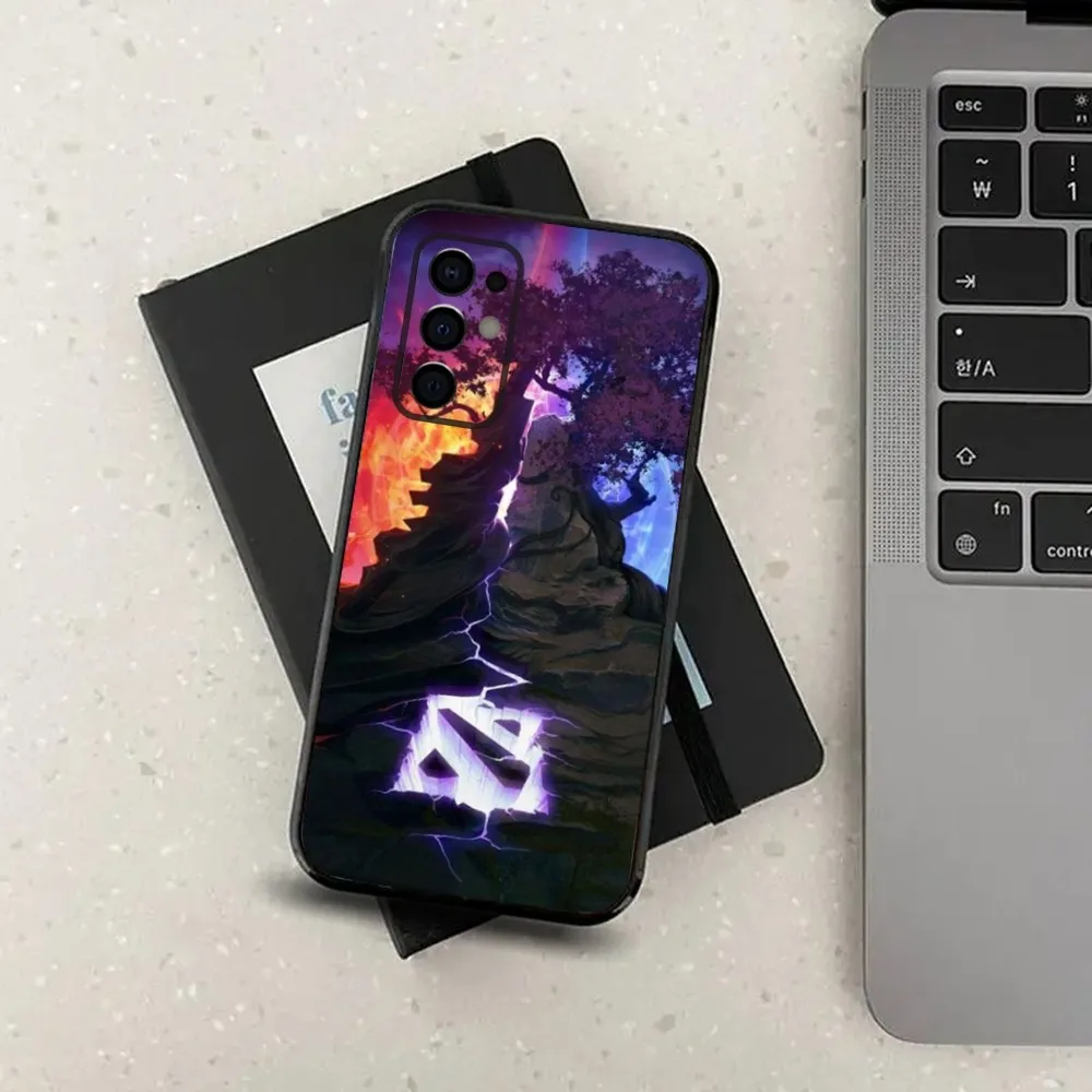 حافظة هاتف D-Dota 2 Hot Game لهاتف سامسونج S24,S21,S22,S23,S30,Ultra,S20,Plus,Fe,Lite,Note,10,9,5G غطاء ناعم أسود