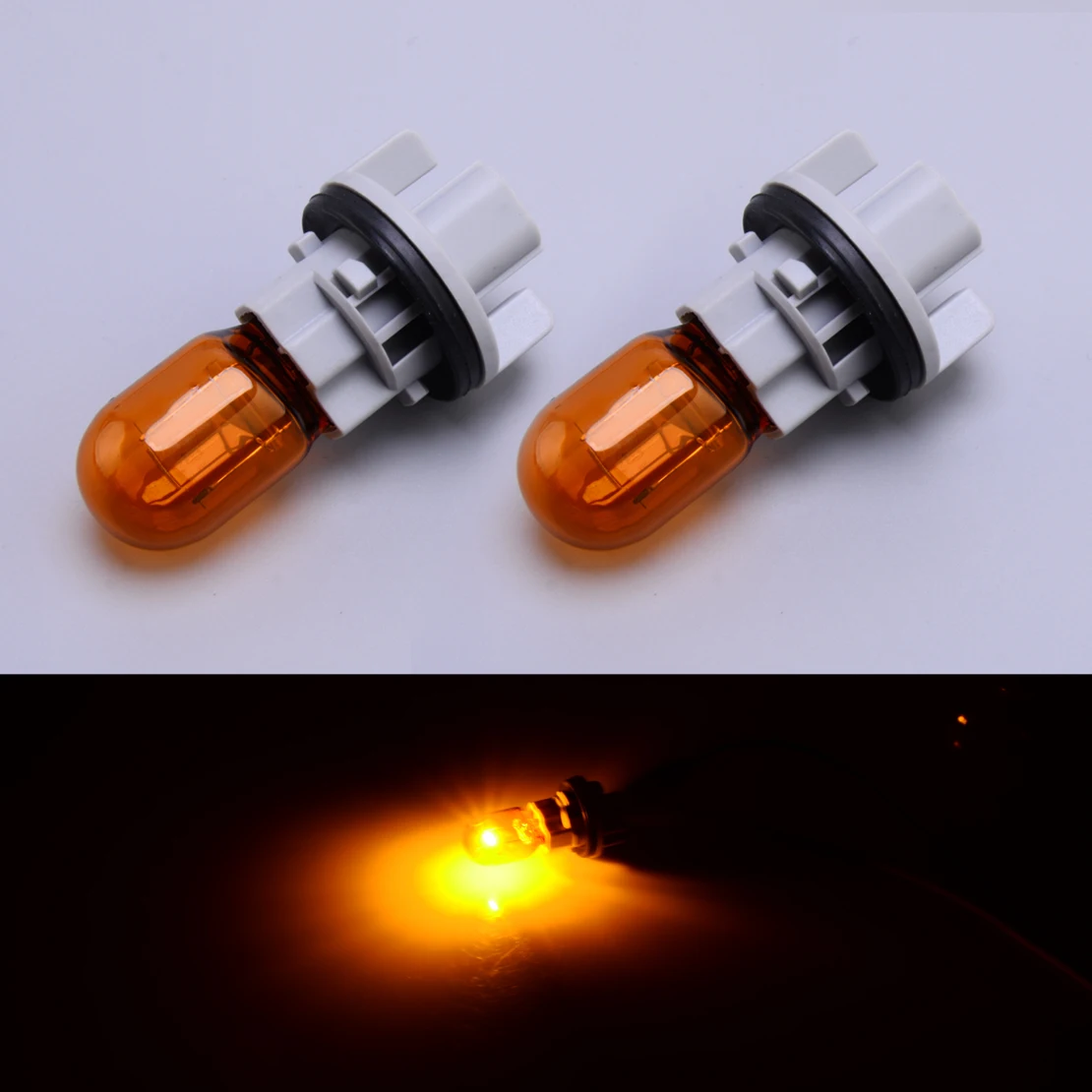 2 Set Turn Signal Indicator Light Lamp Blinker Flasher Bulb & Socket Holder 33302-S7A-003 33303-SCK-003 Fit for Acura Honda