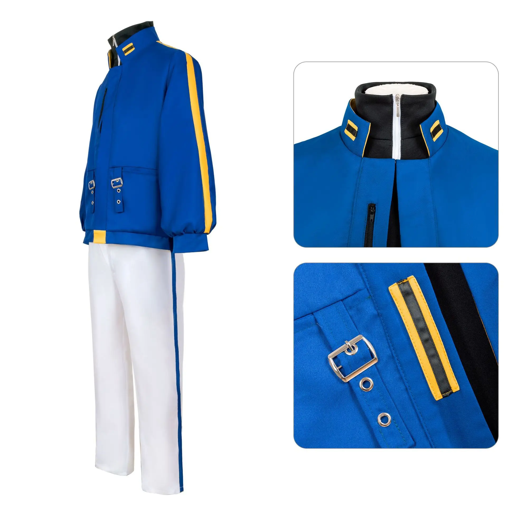 Anime Link Click Liu Xiao Xavier Xia Fei Felix Cosplay Costume Wig Coat Halloween Carnival Party Clothing Disguise Stage