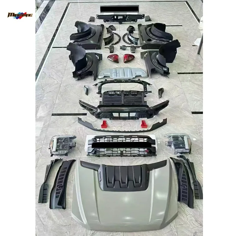 【2026】Factory Price 1:1 Fitment For Ford F150 2015-2020 2018 Upgrade New F150 2025 Front Bumper Steel Hood Conversion Kit Body K