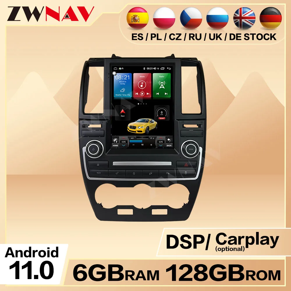 Android 13 Tesa- Screen For Land Rover Freelander 2 2007-2015 Car Radio Multimedia Stereo Carplay Bluetooth DSP GPS Navigation