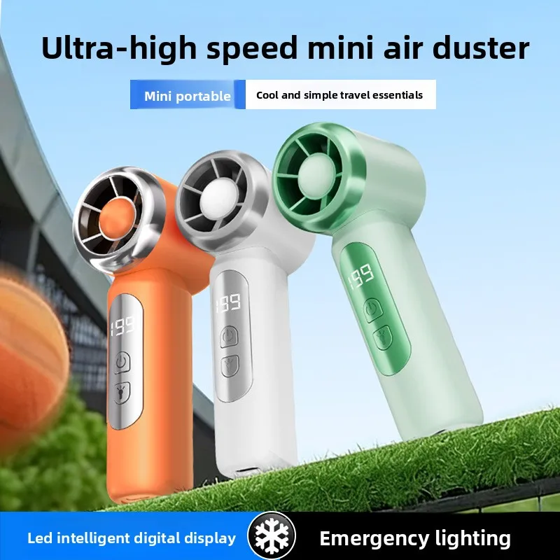 

2026 hot style high-speed refrigeration ice fan rechargeable digital display mini portable usb handheld small fan
