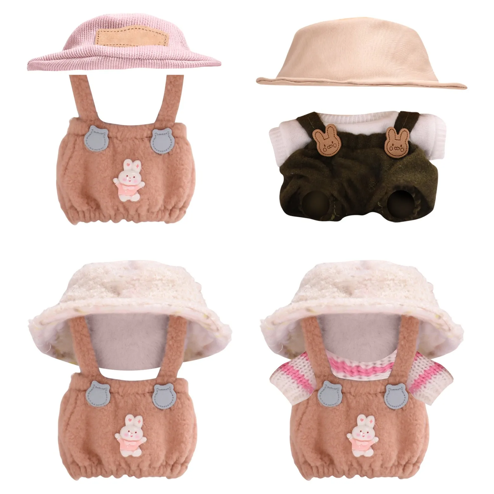 

New Creative 17cm Doll Clothes For Labubu Doll Clothes Doll Costumes For Labubu Outfit Suitable For 17cm Labubu Dolls Set