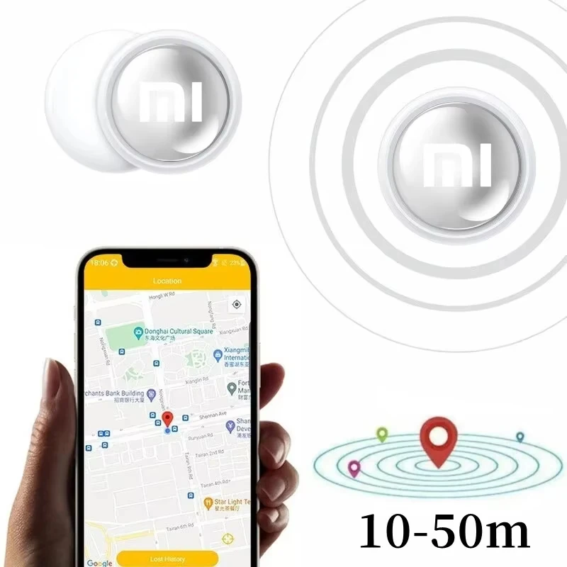 Xiaomi Intelligent Finder Children Wallet GPS Location Finder Anti-lost Device Bluetooth 4.0 Small Portable Tracking Locator