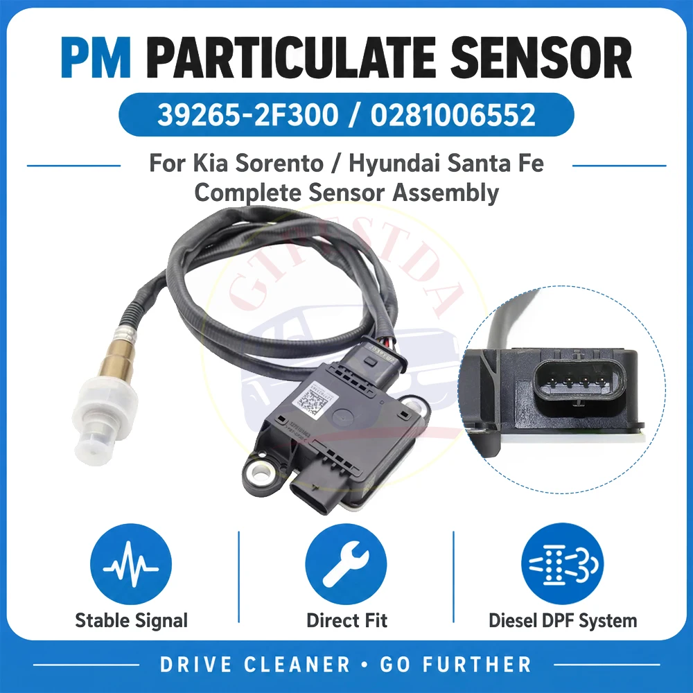 392652F300 PM Particulate Matter Sensor 0281006552 39265-2F300  for Kia Sorento III Hyundai Santa Fe 2.2 CRDi Diesel 0281006553