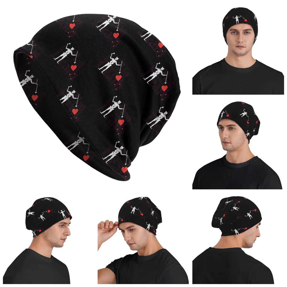 

Our Flag Means Death Blackbeard Warm Knitted Cap Hip Hop Bonnet Hat Autumn Winter Outdoor Beanies Hats for Unisex Adult