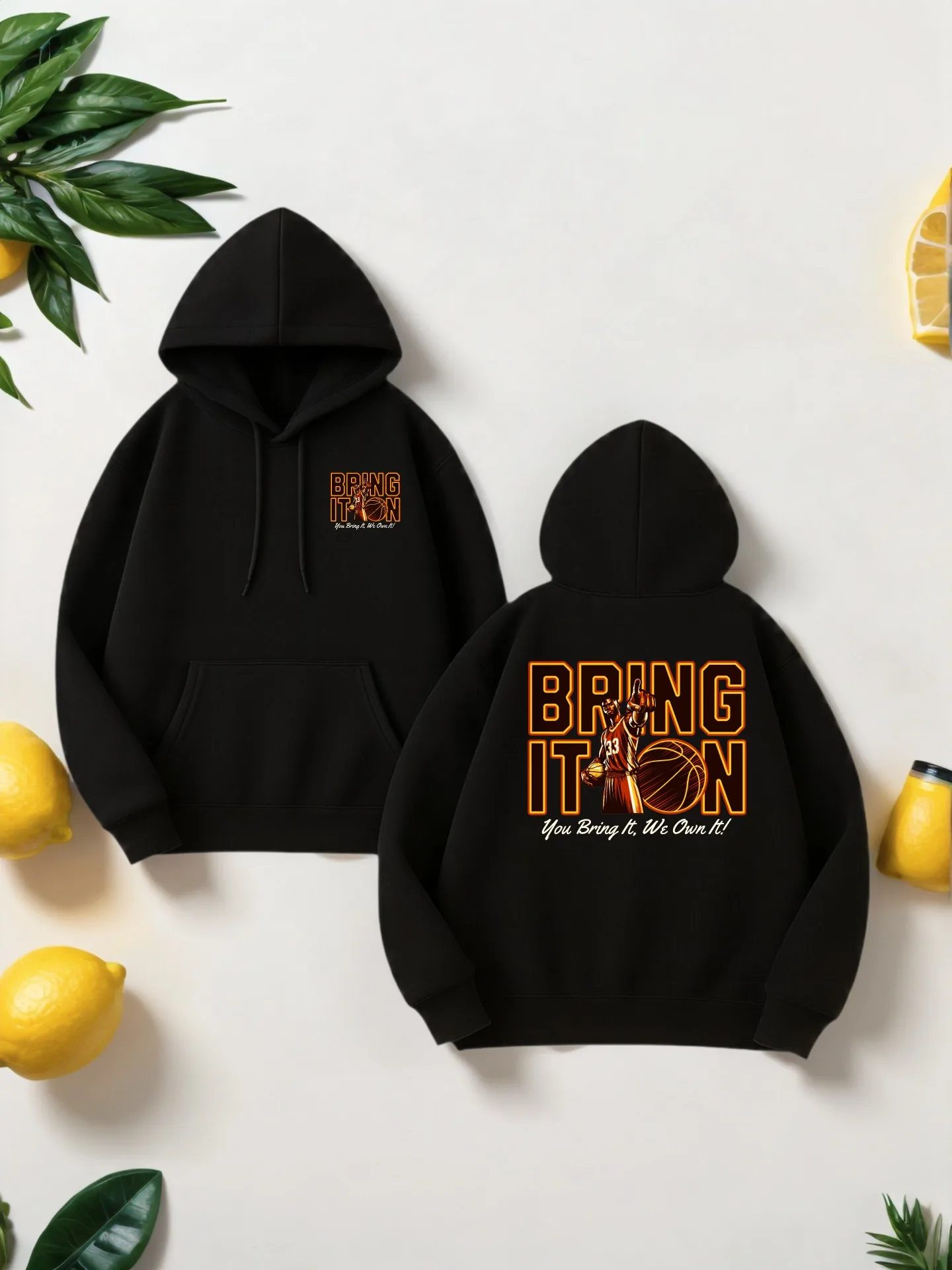 

Мужская толстовка с рисунком, буквенный принт, повседневный стиль, на флисовой подкладке, для мужчин, для повседневной носки