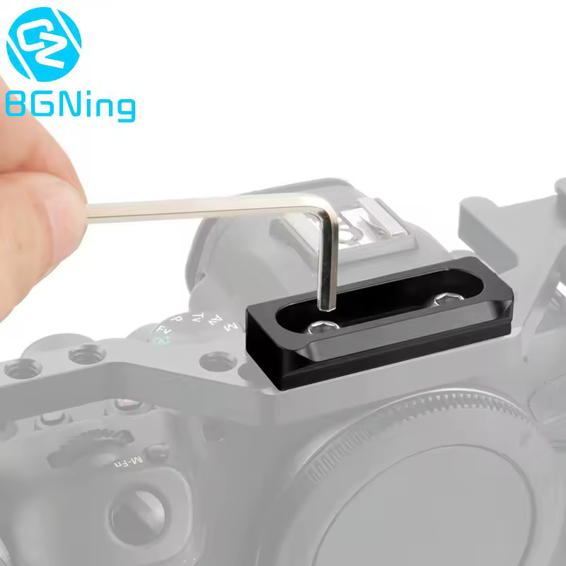 שחרור מהיר בטיחות nato מעקה מיני 1/4 "הר clamp מתאם עבור dslr מצלמה כלוב העליון ידית אחיזה אחיזה אנטי-off סיומת