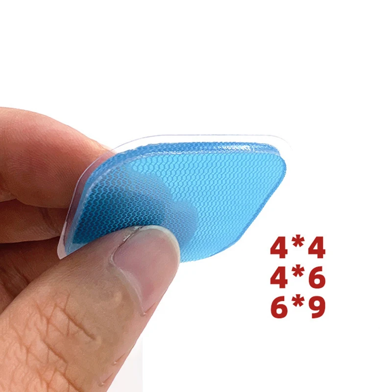 4 peças de almofadas de gel EMS para treinador EMS, adesivos de gel abdominal, hidrogel para estimulador muscular abdominal, máquina de massagem para emagrecimento