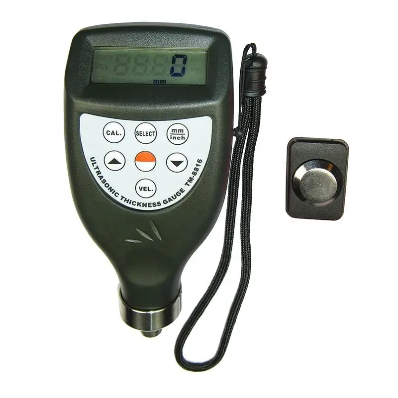 LANDTEK TM-8816C New Digital LCD Thickness Measurement Gauge with 0.01mm Resolution Ultrasonic Thickness tester