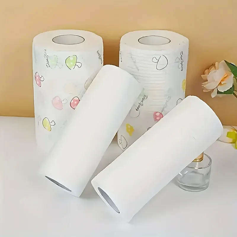 Highly Absorbent Disposable Kitchen Cleaning Cloths - Lint-Free,Non-Stick for Degreasing & Drying Dishes - Practical for Kitchen