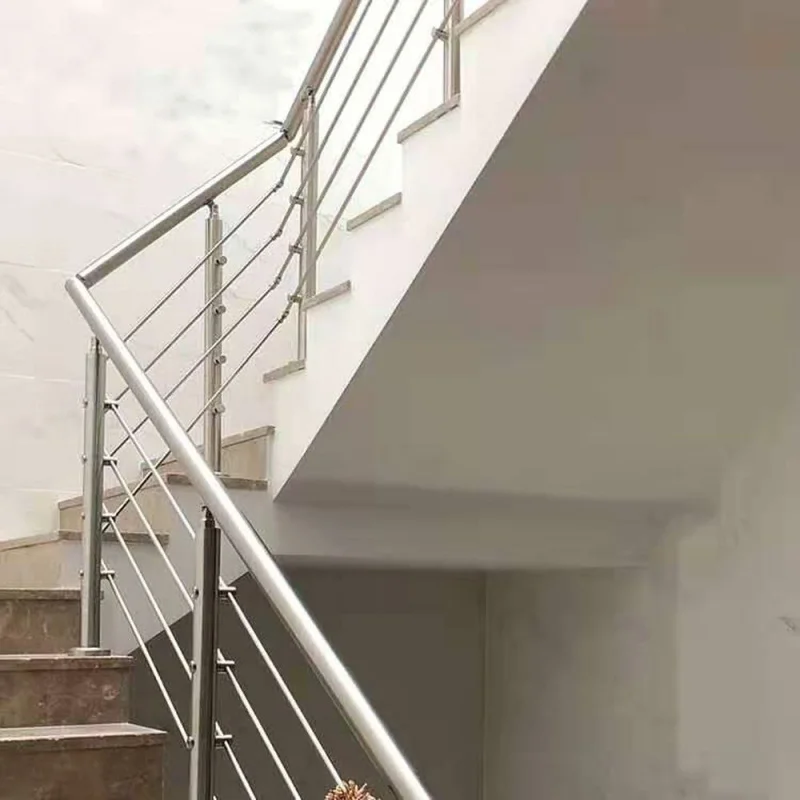 custom.Stainless Steel Stair Handrail Sleek and Durable Railing Indoor or Outdoor Use