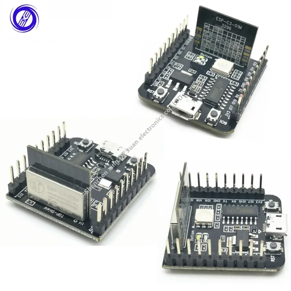 ESP-C3-01M-Kit 2.4GHz Development Board Module 4M WiFi Wireless  Dual-mode ESP32-C3M ESP32-C3 Bluetooth-compatible