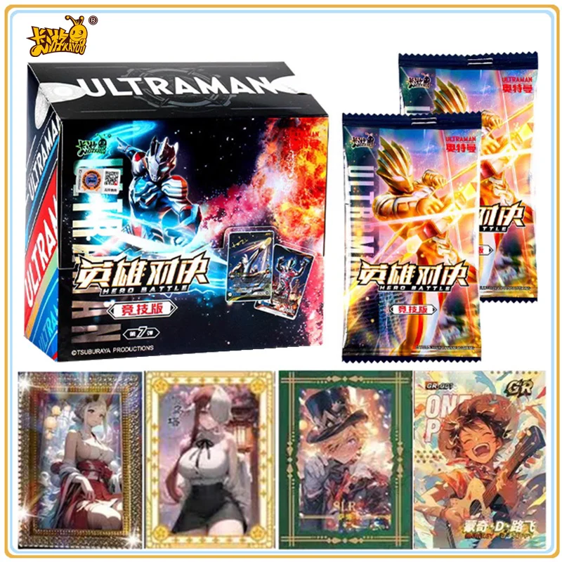 

KAYOU Ultraman Card Hero duel 7th wave Collection Rare Battle Cards Box Flash Cards Game Cards Birthday Gifts for Child Toys