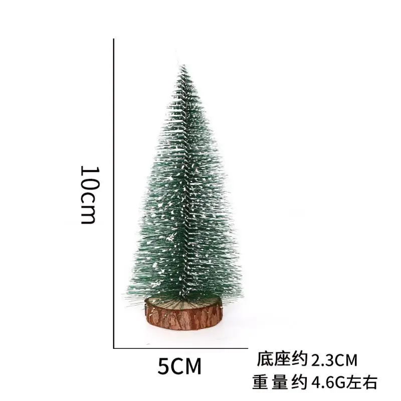 Kawaii Christmas Mini Christmas Tree Desktop Decoration Pine Needle Tree Christmas Decoration White Cedar Small Christmas Tree