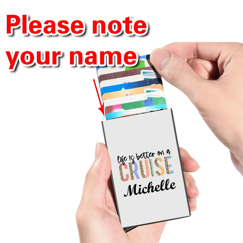 

Унисекс модный узор всплывающая карта пакет противоугонная щетка держатель удостоверения личности