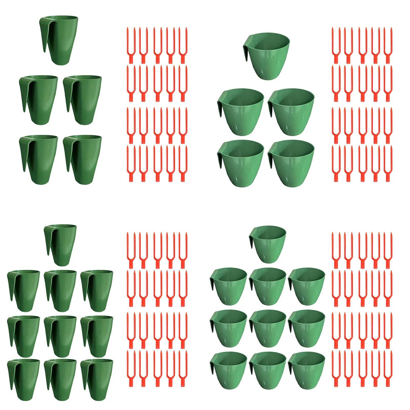 Breathable Strawberry Propagation Cups with Runner Forks Strawberry Nursery Pots Cup Enhancing Survival Rate and Growth Drainage