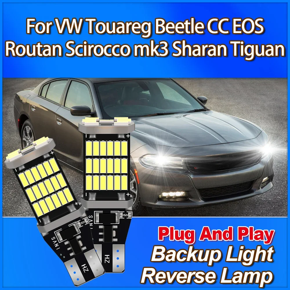 

921 912 T15 W16W Светодиодный резервный фонарь Высококачественный фонарь заднего хода 6 Вт для VW Touareg Beetle CC EOS Routan Scirocco mk3 Sharan Tiguan