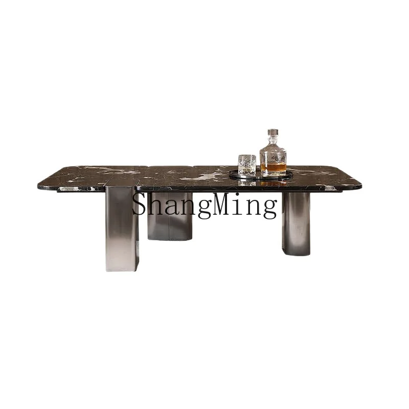 

ZYY household golden round new minimalist marble coffee table small apartment small apartment suitable