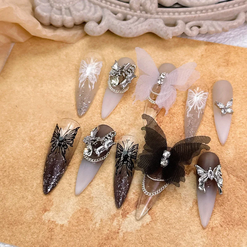 Nail Drill Complex Process Feminine Fairy Butterfly Nail Art Decoration Nail Art Accessories Beauty And Health Accessories