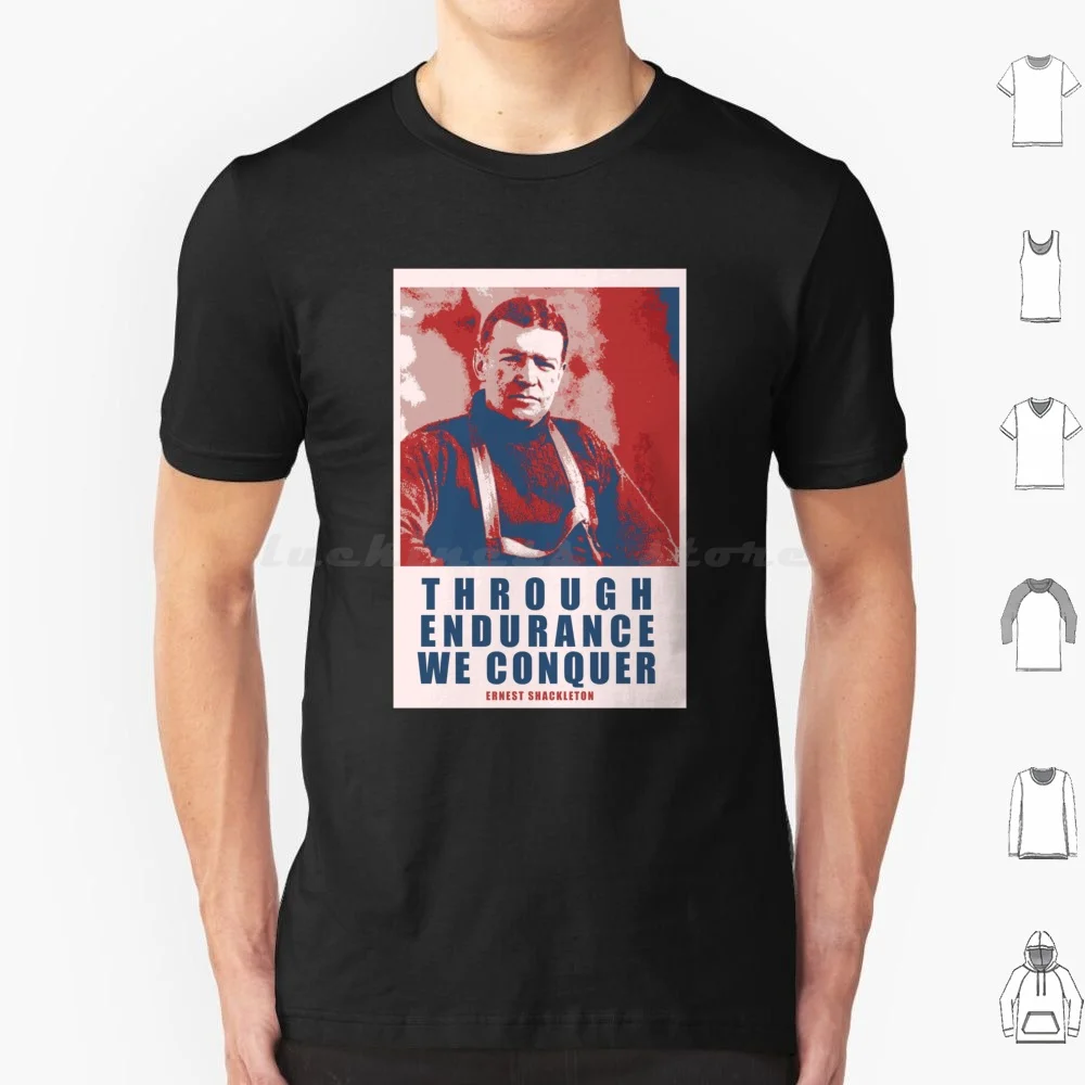 À travers l'endurance conquérons t-shirt hommes femmes enfants 6xl Endurance pôle sud expédition aventure Ernest Shackleton héros