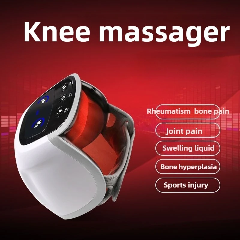 

Air Compression Knee Massager Electric Heating Therapy Leg Knee Brace Massager for Arthritis Pain Relief Joint Physiotherapy