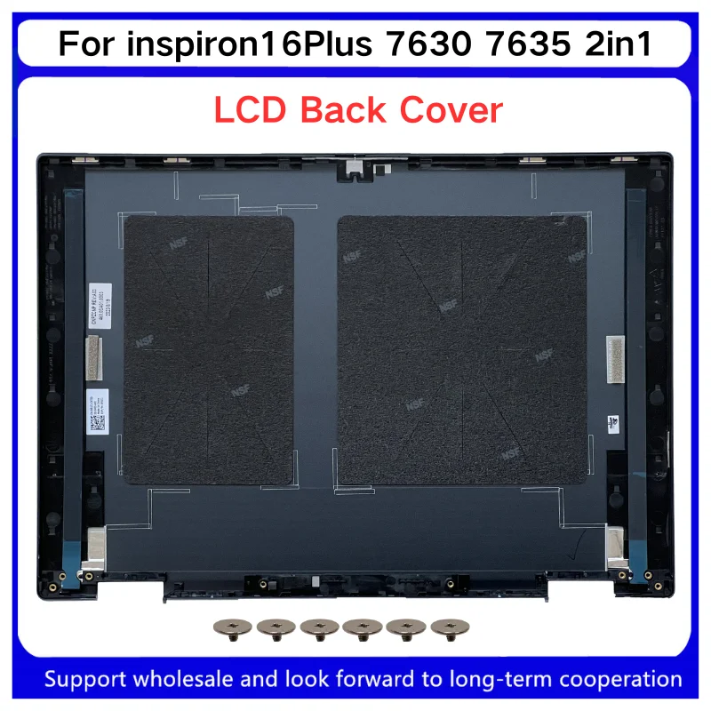 New For Kailxuling inspiron16Plus 7630 7635 2in1 LCD Back Cover/Upper Case palmrest/Bottom/ 0N48VJ  03RTH4 062W98 0VR1TJ  0MJGK6