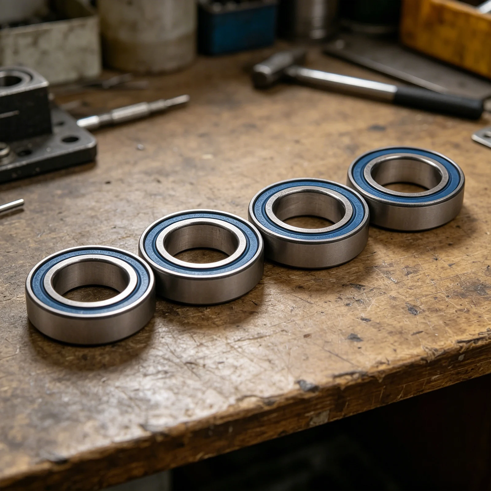 15267-2RS Sealed Ball Bearing 15x26x7mm ABEC 3 Rated for Use in Industrial Applications Requiring Reliability and Durability