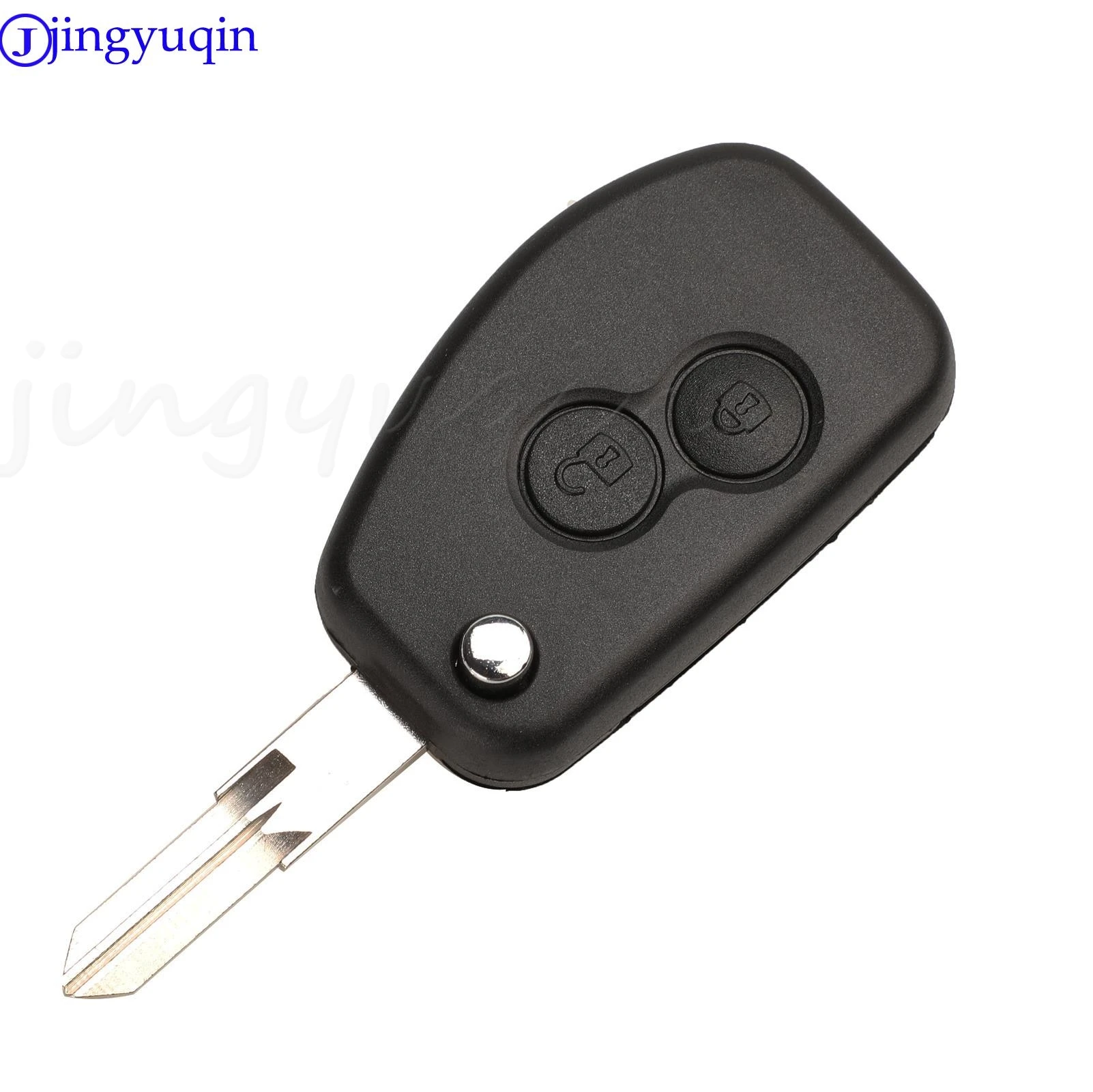 jingyuqin 2/3 Buttons Modified Car Key Shell For Renault Dacia Duster Modus Logan Espace Clio 3 Twingo Kangoo