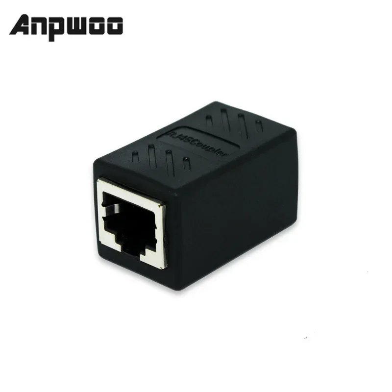 ANPWOO RJ45 femmina a femmina porta rete Ethernet LAN Splitter connettore testa di trasferimento adattatore RJ45 accoppiatore CAT5 CAT6 Sockt