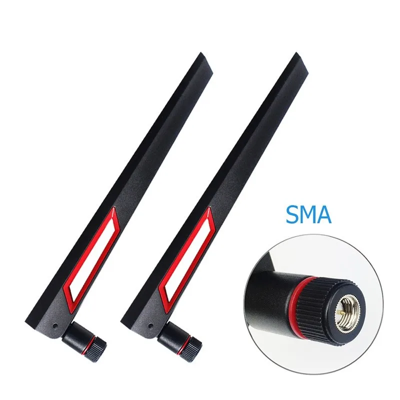 

WiFi Router Antenna WIFI Antenna Male 2.4GHz 5GHz 2400-2500MHZ 5150-5850MHZ Approx.195 Mm 7.7 Inch Wifi Router